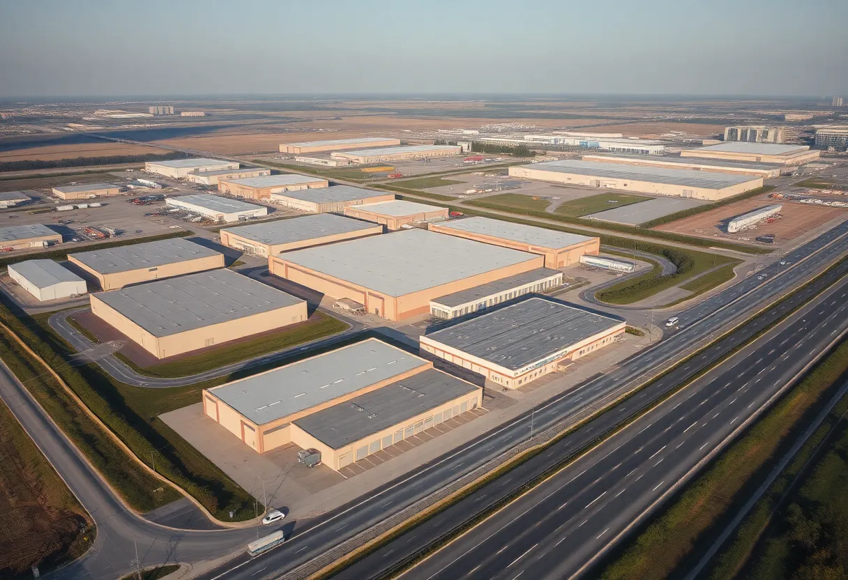 Industrial buildings acquired by EQT along the New Jersey Turnpike