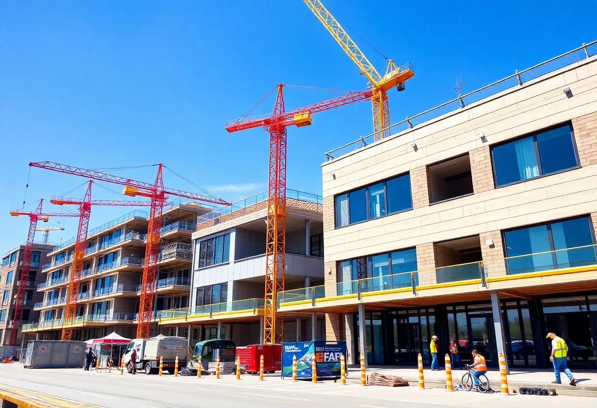 Construction site of F.H.C. Construction LLC in Bristol