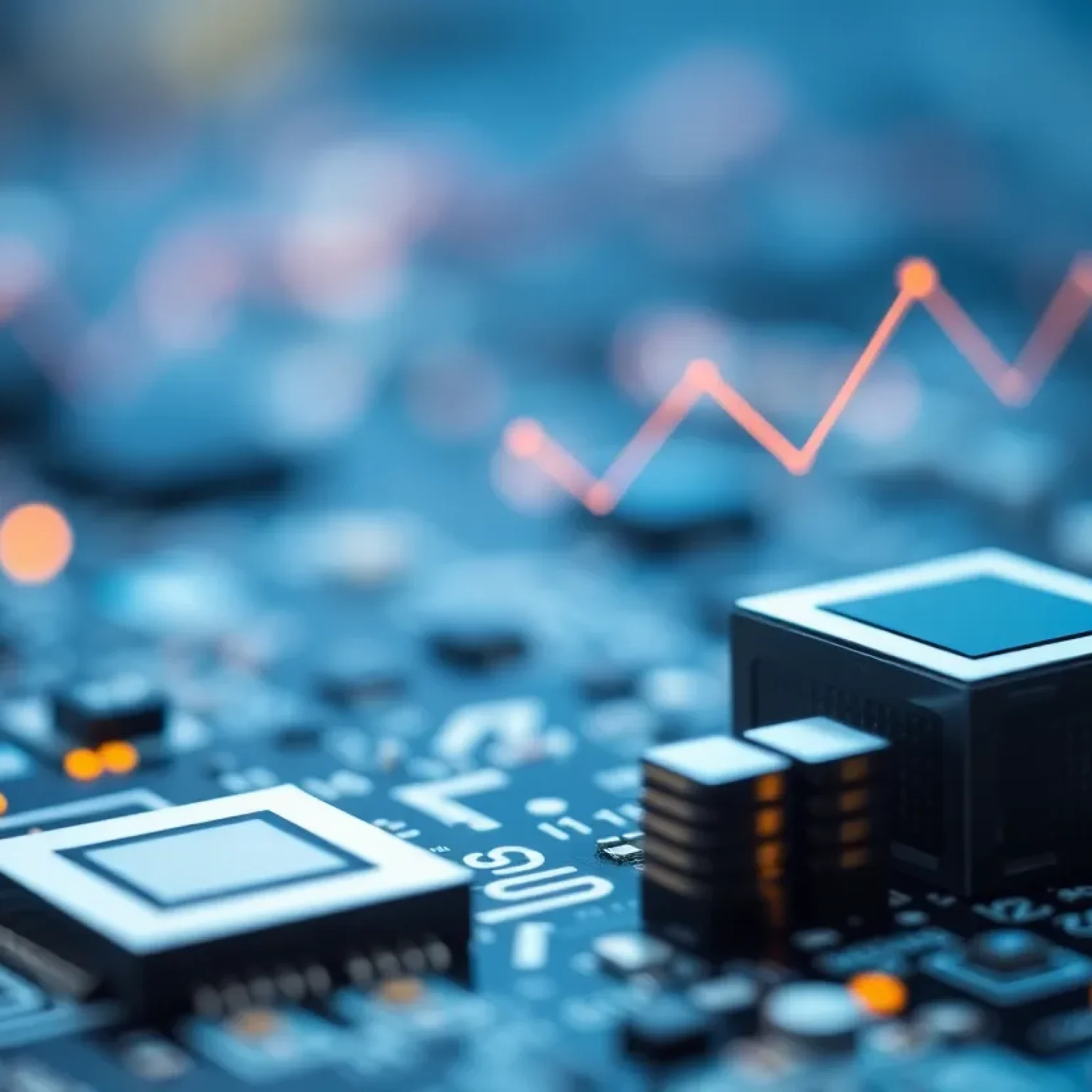 Abstract representation of investments in technology sector