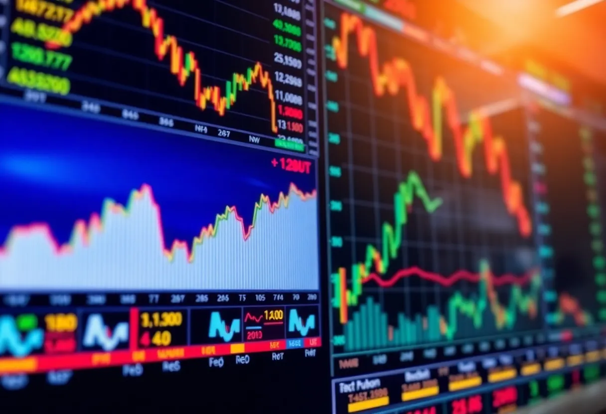 Fluctuating stock market graphs with focus on Fastenal