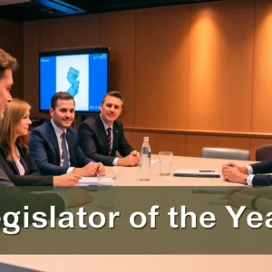 Ceremony honoring the Legislator of the Year in New Jersey