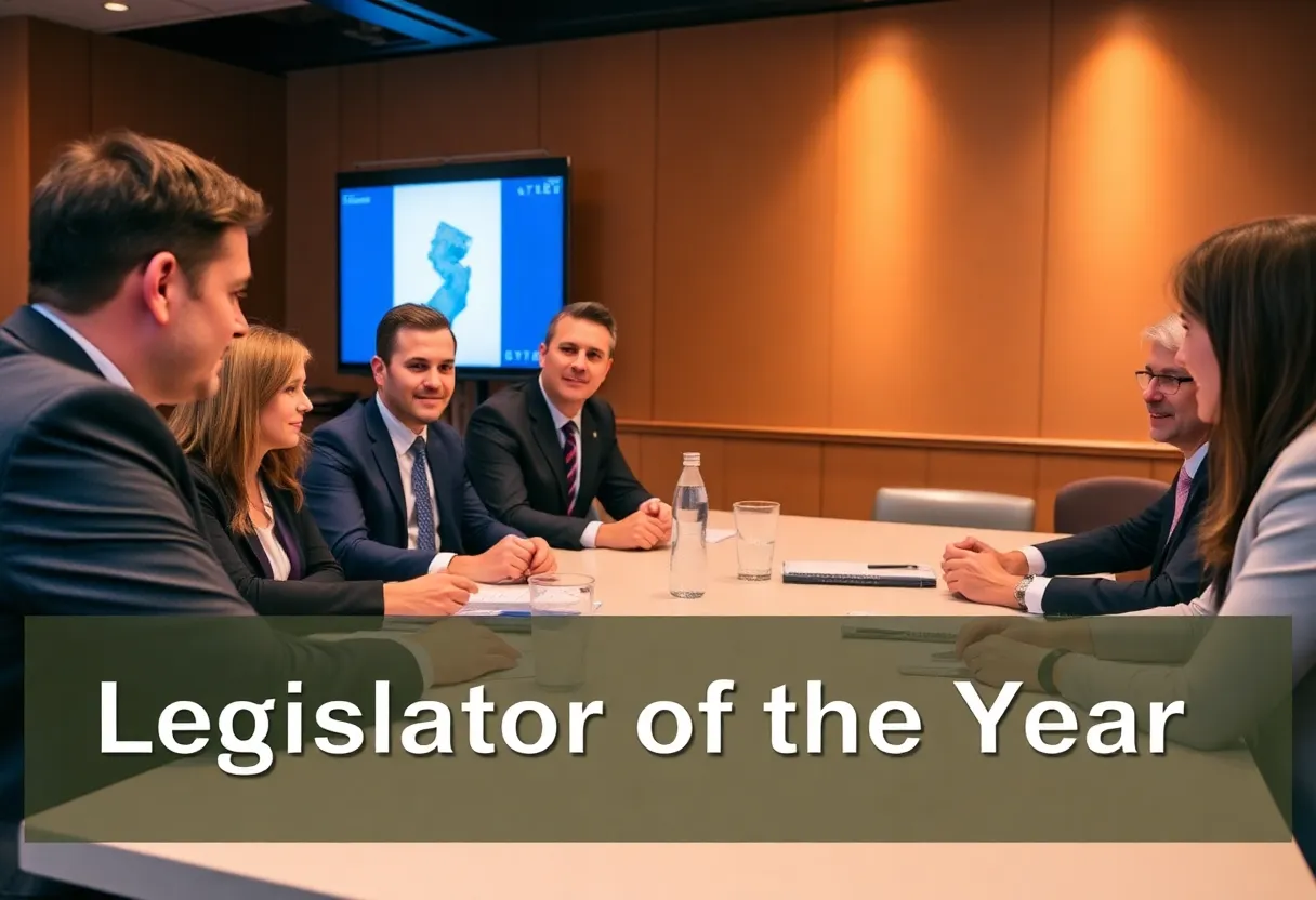 Ceremony honoring the Legislator of the Year in New Jersey