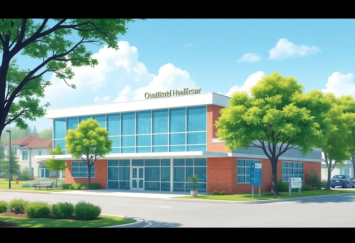 Rendering of the new Monmouth Medical Center facility at Fort Monmouth