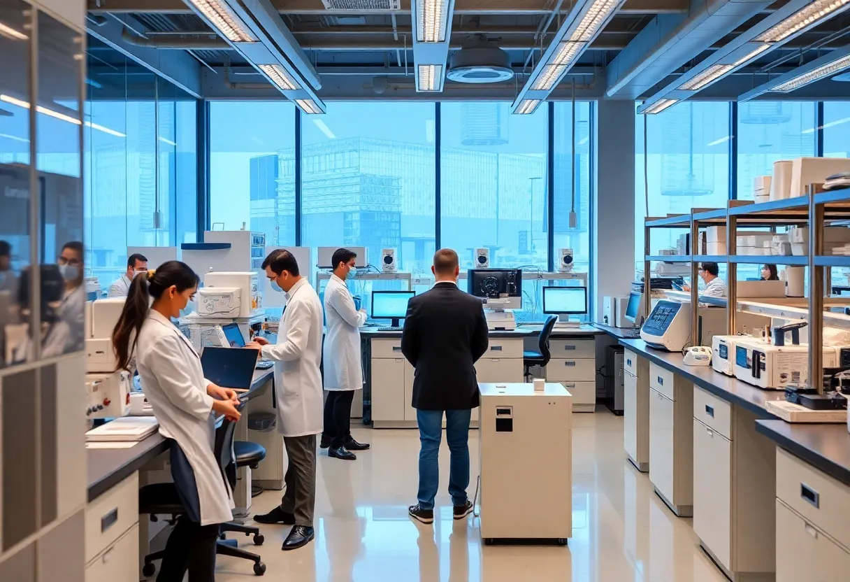 Researchers at a state-of-the-art biotech center in New Jersey
